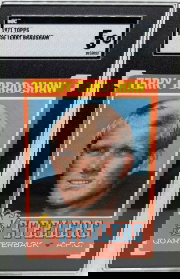 1971 Topps Terry Bradshaw #156 SGC 5 Rookie RC Iconic!