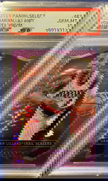 2013 Select Purple Prizm DAMIAN LILLARD #d/99 PSA 10 Gem Mint *POP ONLY 3!!