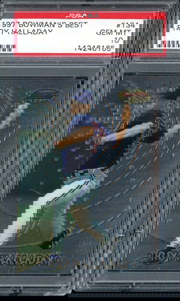 ROY HALLADAY 1997 BOWMAN'S BEST #134 PSA RC 10 GEM MINT RC