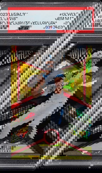 2023 Panini Legacy Will Levis Under the Lights Yellow Diamond  