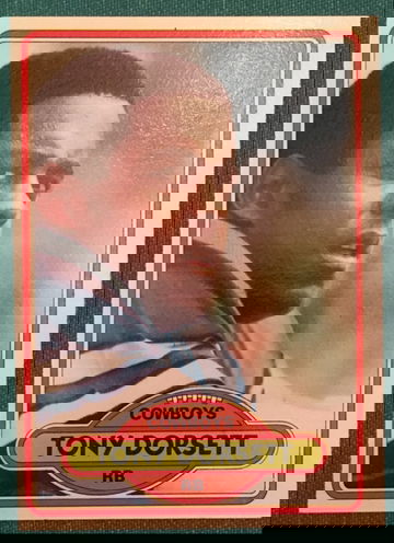 1980 Topps Football card #330, Tony Dorsett