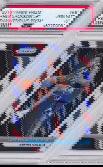 Jaren Jackson Jr. 2018 Prizm Red White Blue PSA 10