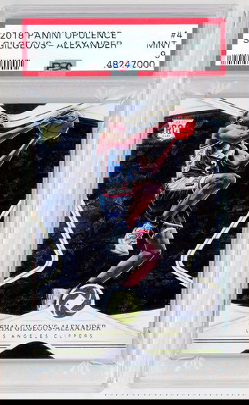 2018 Panini Opulence Shai Gilgeous-Alexander /39 PSA 9