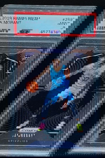 2019-20 Panini Prizm 249 Ja Morant PSA 9