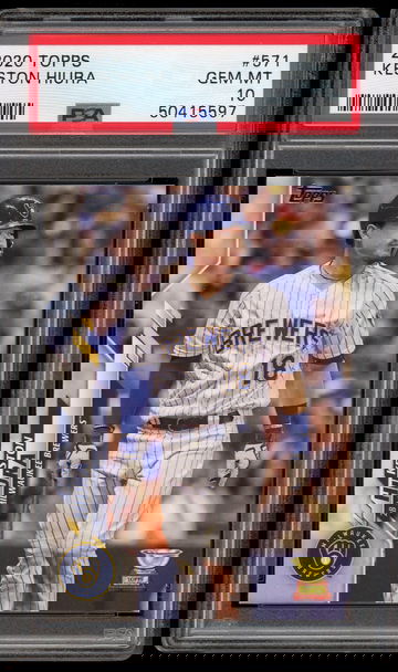 2020 Topps Keston Hiura PSA 10 Gem Mint!