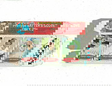 1971 Bazooka Baseball complete box Randy Hundley, Willie Mays and Catfish Hunter