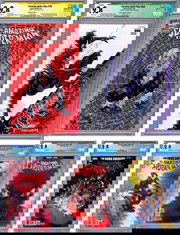 AMAZING SPIDER-MAN #796-800 CGC 9.8 *ISSUES 799-800 SIG CHO & CAMPBELL* COA 2018