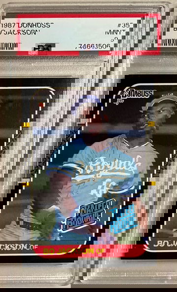1987 DONRUSS #35 BO JACKSON MINT 9