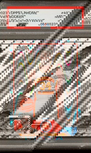 2023 Topps Chrome Mcdonald's All-American Xavier Booker #49 PSA 9