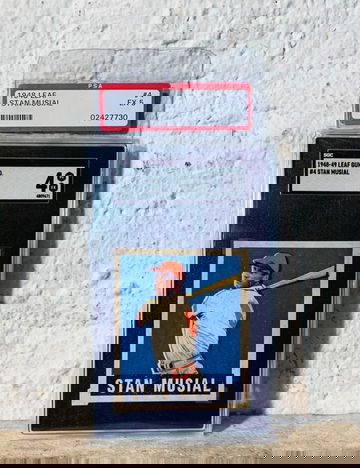 1948 Leaf Stan Musial RC Graded PSA 5 to SGC 4 Centered sharp Card 