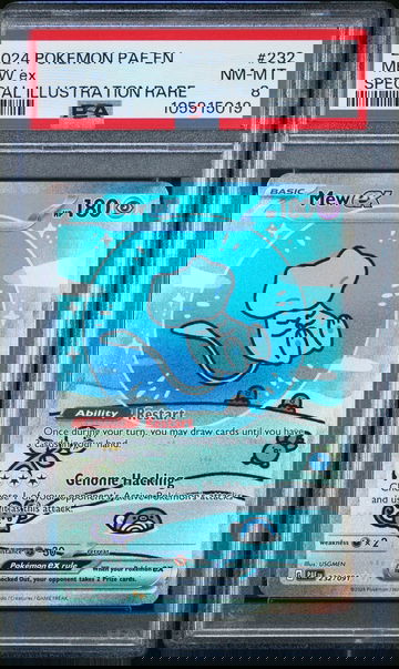 2024 POKEMON PAF EN-PALDEAN FATES 232 MEW EX SPECIAL ILLUSTRATION RARE