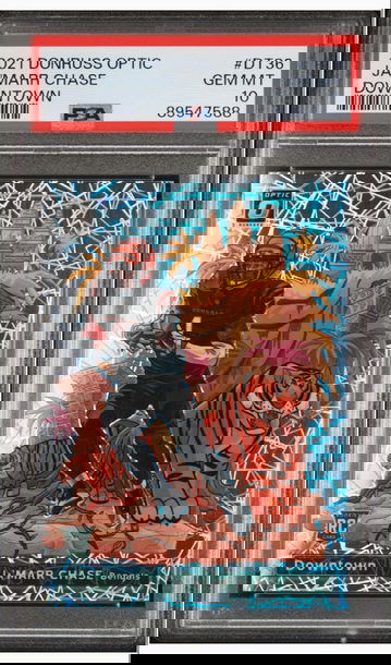 2021 Panini Donruss Optic Downtown Ja’Marr Chase RC.  PSA 10 🔥🔥