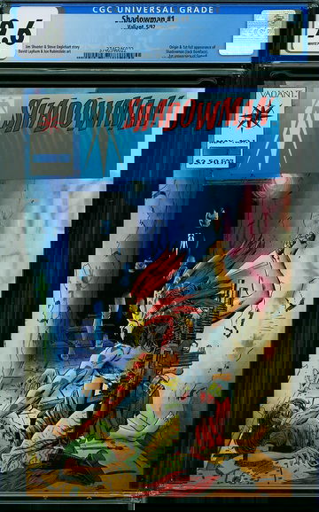 SHADOWMAN #1, CGC 9.6 NM+