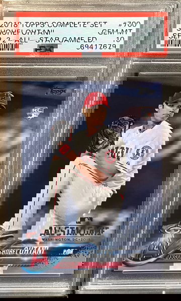 2018 Topps Complete Set Shohei Ohtani #700 Series 2 All-Star Game Edition PSA 10 Rookie RCDodgers