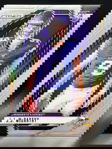 2024 Prizm Silver Holo JJ McCarthy #13 variation Rookie