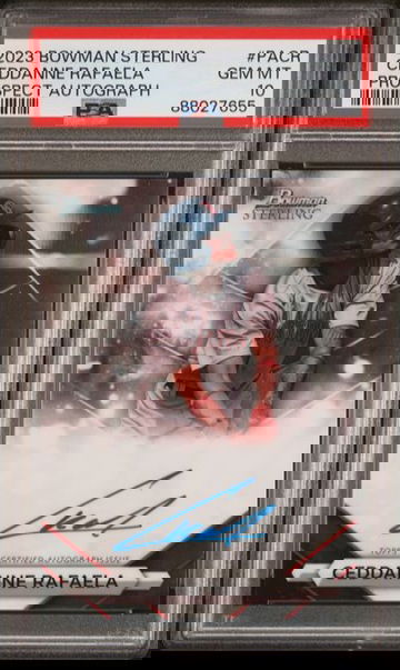 2023 Bowman Sterling Ceddanne Rafaela Prospect Autograph #PACR PSA 10 [BL-3B.12]