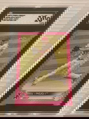 Mike Trout Chrome Pink Refractor