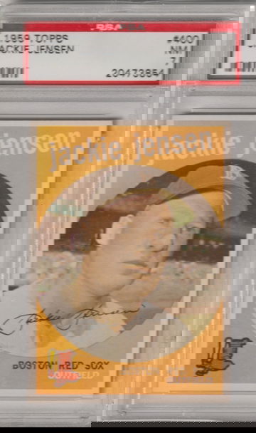 1959 Topps #400 Jackie Jensen PSA 7 (Near Mint)