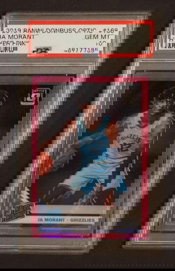2019 Panini Donruss Optic Hyper Pink Ja Morant #168 RC PSA 10