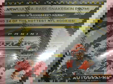 2020 Prizm Football Hobby Box. 