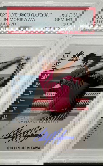 2021 UD Future Watch COLLIN MORIKAWA Employee Exclusive POP 4! RARE! PSA 10! Rookie Auto!