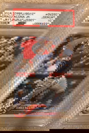 Ronald acuna us250 Psa 10