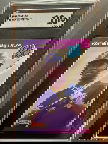 1989 Donruss Ken Griffey Jr. RC #33 Rated Rookie SGC 10 GEM MINT 