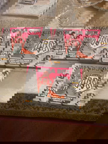 2020-21 Mosaic Basketball Mega Box of 3.  Lamelo Anthony Edwards RC