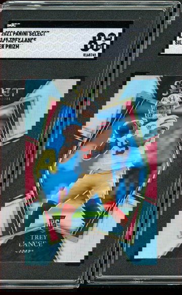 2021 Select Trey Lance #145 RC Rookie Silver Prizm SGC 8 NM-MINT SAN FRAN 49ERS