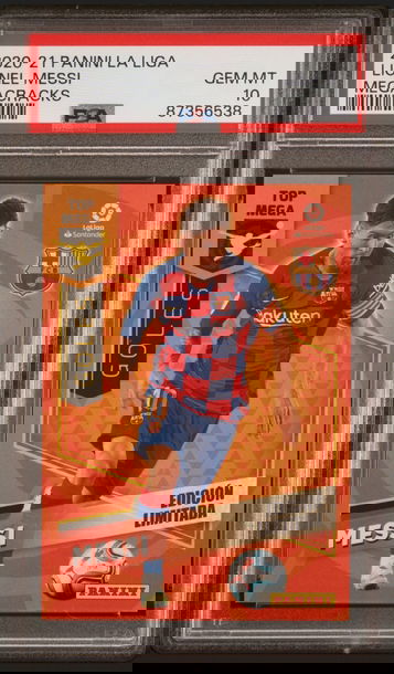 2020 Panini La Liga Megacracks Lionel Messi Limited Edition PSA 10