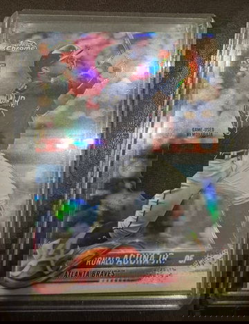 2020 Topps Chrome Retro Relic Ronald Acuna