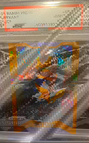 2019-20 Panini Orange Ice Prizm #8 Kobe Bryant Los Angeles Lakers HOF PSA 9!