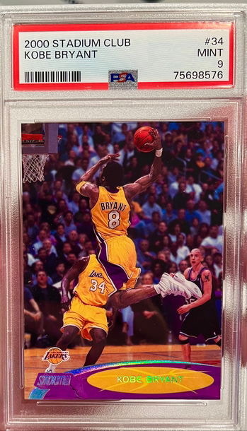 2000 Kobe Bryant Stadium Club Psa 9