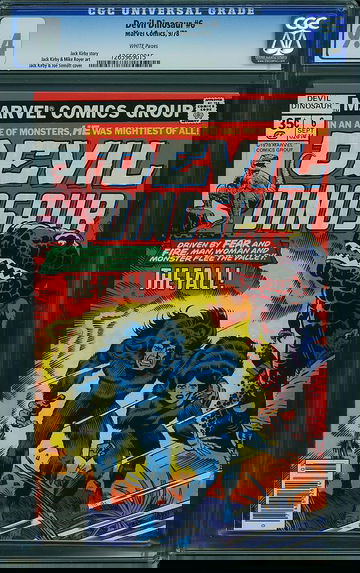 DEVIL DINOSAUR #6, CGC 9.4 NM