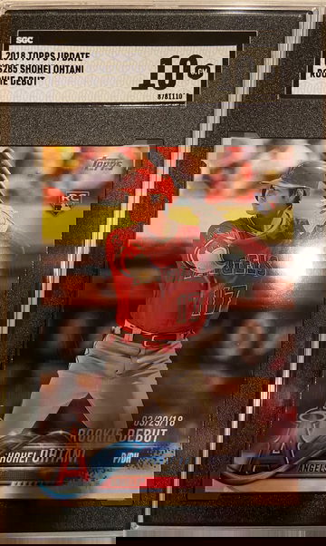 2018 Topps Update US285 Shohei Ohtani RC SGC 10 Rookie Debut