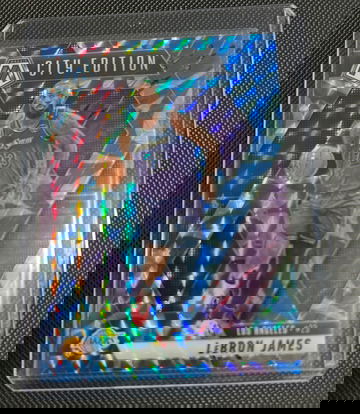 2024-25 Mosaic Prizm 286 LeBron James 286 City Edition blue reactive