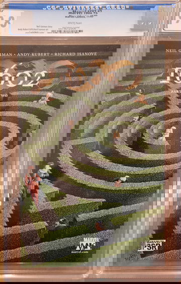 Marvel 1602 #2 CGC 9.8 WHITE PAGES 2003 NM/MT