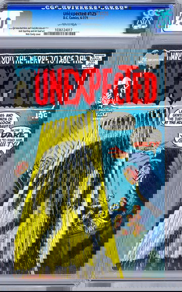 UNEXPECTED #125 CGC 7.0 NICK CARDY COVER CLASSIC BRONZE AGE HORROR DC 1971