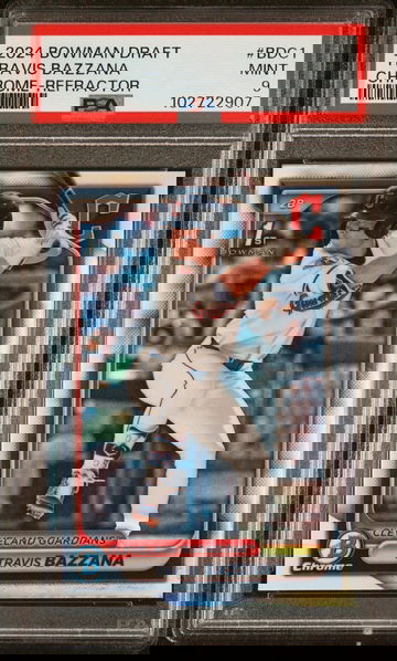 2024 Bowman Draft Chrome Refractor Travis Bazzana #BDC1 PSA 9