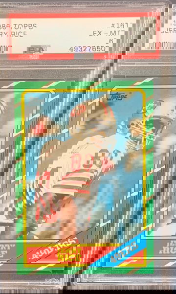 1986 Topps Jerry Rice PSA 6