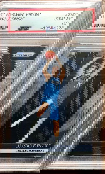 LUKA DONCIC 2018-19 Prizm Base Rookie RC PSA 10