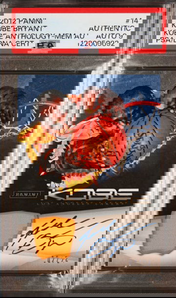 2012 KOBE BRYANT PANINI KOBE ANTHOLOGY /24 PSA AUTHENTIC