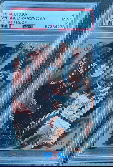 1994 FLEER ULTRA INSIDE/OUTSIDE ANFERNEE HARDAWAY #4 PSA 9 MINT