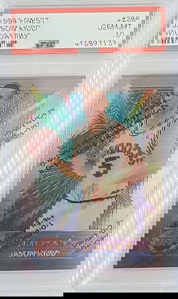 Jason Kidd Finest 1994 w/coating RC Rookie 