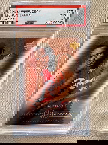 2003 LeBron James Upper Deck Box Set #29 PSA 9 Cavs Lakers