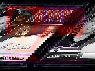 2025 Donruss Elite Dillon Gabriel Pen Pals Purple Ink