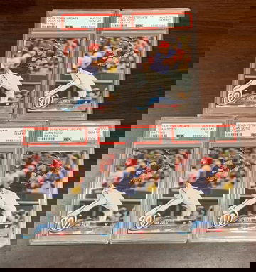 (5) 2018 Topps Update Juan Soto PSA 10