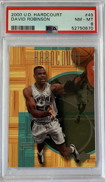 2000 UD Harcourt David Robinson PSA 8 #49 