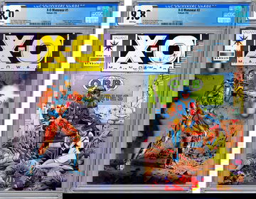 X-O MANOWAR #1-2 CGC 8.0-9.8 BOB LAYTON CVRS JIM SHOOTER ORIG STORY VALIANT 1992