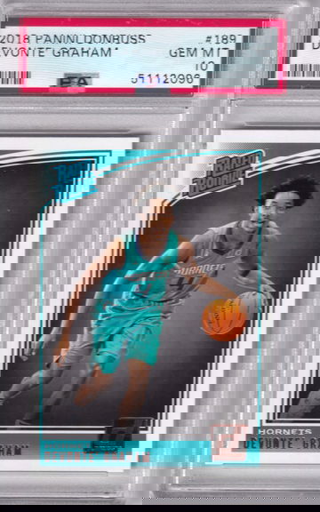 2018 Panini Donruss #189 Devonte' Graham PSA 10